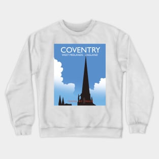 Coventry Cathedral Travel poster Crewneck Sweatshirt